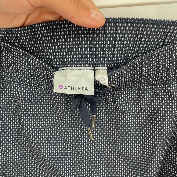 Athleta Blue Pattern Zippered Skort // XXS - Picture 4 of 8